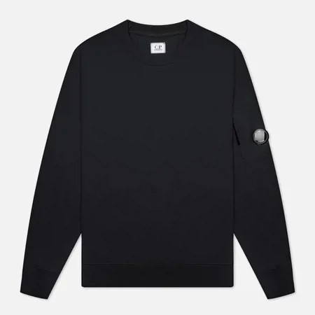 Мужская толстовка C.P. Company Diagonal Raised Fleece Crew Neck, цвет синий, размер S