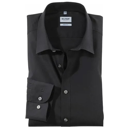 Рубашка OLYMP, размер 39, черный