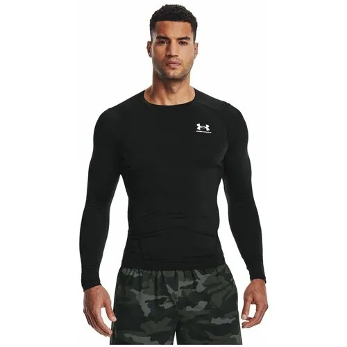 Лонгслив спортивный Under Armour HeatGear, размер SM, черный