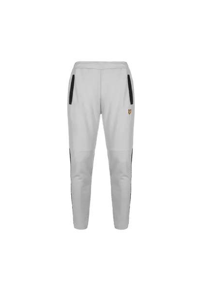 Карманные фирменные спортивные штаны для мужчин Lyle & Scott, цвет Hellgrau/ Schwarz