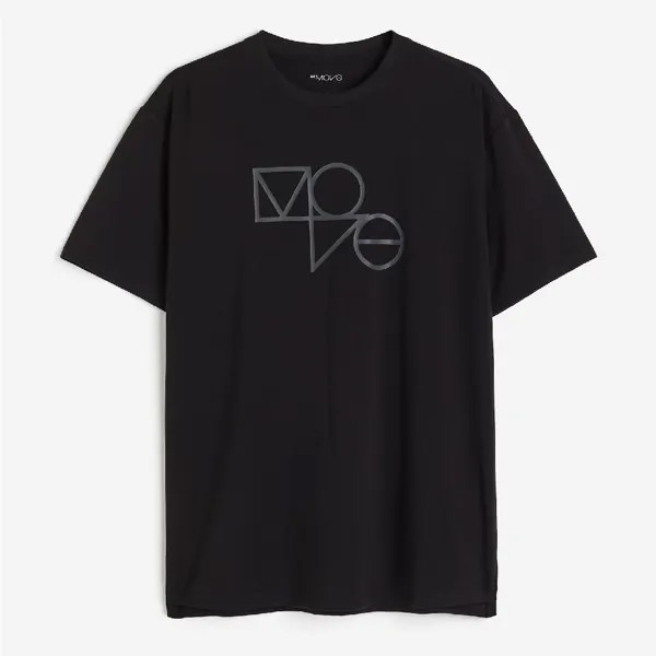 Спортивная футболка H&M DryMove, черный
