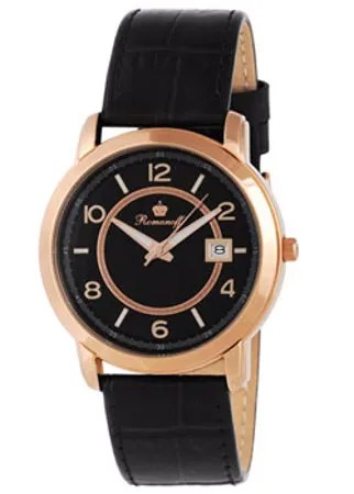 Российские наручные  мужские часы Romanoff 10156-1B3BL. Коллекция Romanoff