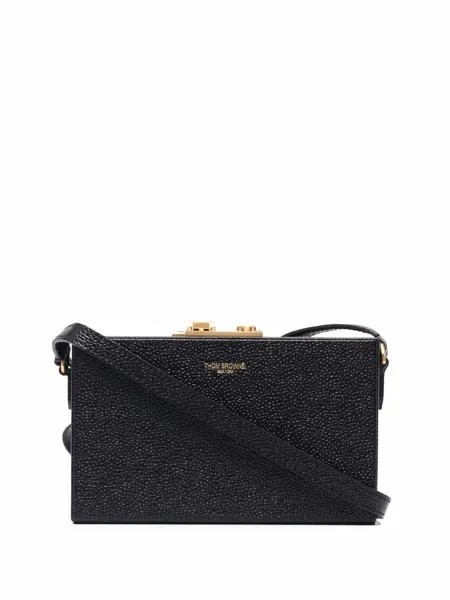 Thom Browne front logo crossbody bag