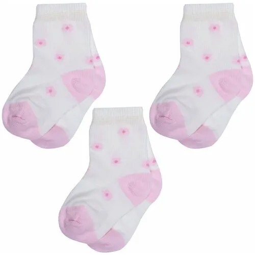 Носки RuSocks 3 пары, размер 10-12, белый