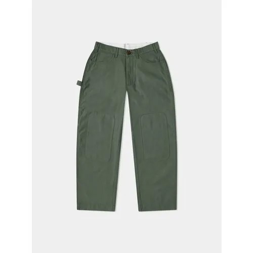 Брюки Garbstore STAPLE PANTS, размер 32, зеленый