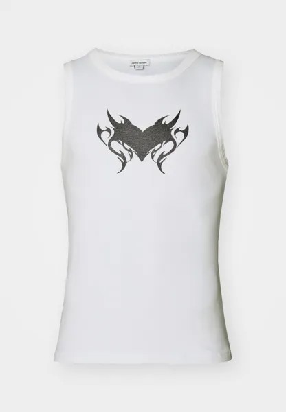 Топ TATTOO HEART VEST UNISEX Jaded London, белый