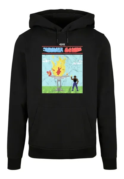 Пуловер F4NT4STIC Basic Hoodie Retro Gaming Summer Games, черный