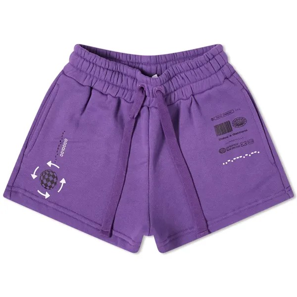 Спортивные шорты Dolce & Gabbana Vibe, фиолетовый