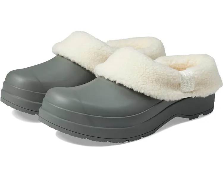 Сабо Hunter Play Sherpa Insulated Clog, цвет Urban Grey