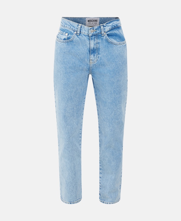 Прямые джинсы Moschino Jeans, синий