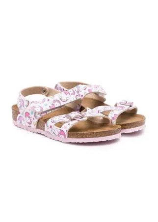 Birkenstock Kids сандалии с принтом