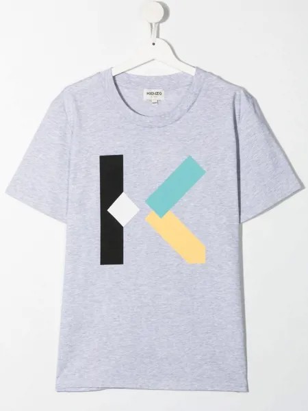 Kenzo Kids футболка с принтом