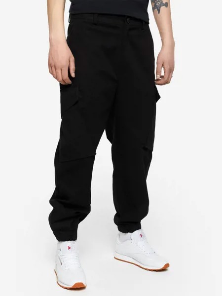 Брюки карго мужские ASHE cargo twill black, Черный