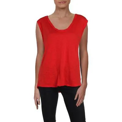 Женская футболка без рукавов Free People Cleo Red с глубоким v-образным вырезом XS BHFO 2521