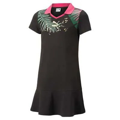 Платье-футболка Puma Classics Vacay Queen Polo для девочек, размер S, повседневное, 53867101