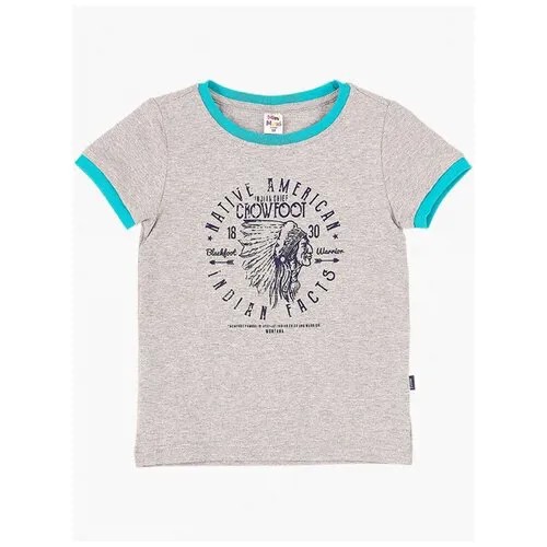 Футболка Mini Maxi, размер 98, серый