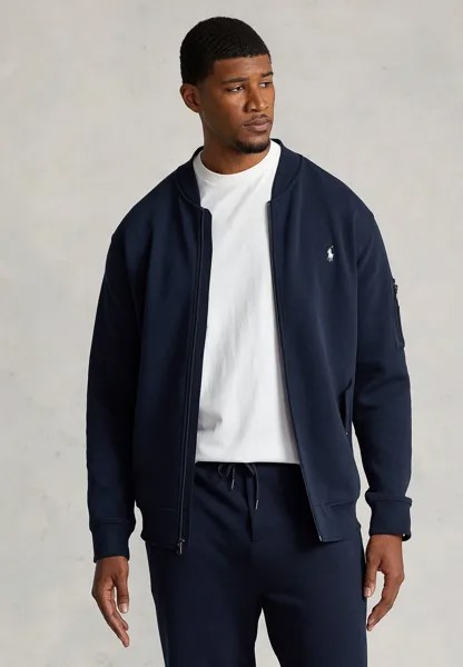 Толстовка на молнии Polo Ralph Lauren Long Sleeve, темно–синий авиатор