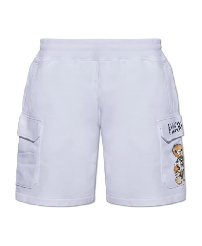 Грузовые шорты Moschino, белый