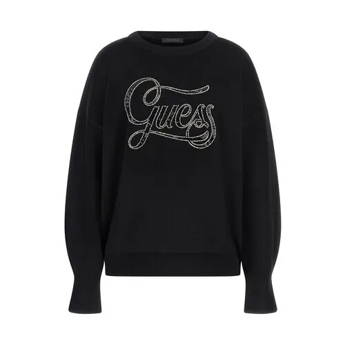 Свитшот GUESS, размер XS, , черный