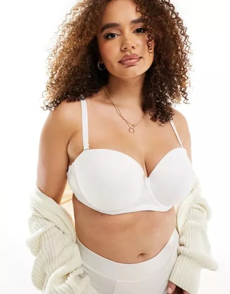 Белый бюстгальтер без бретелек Ivory Rose Curve Ivory Rose Lingerie