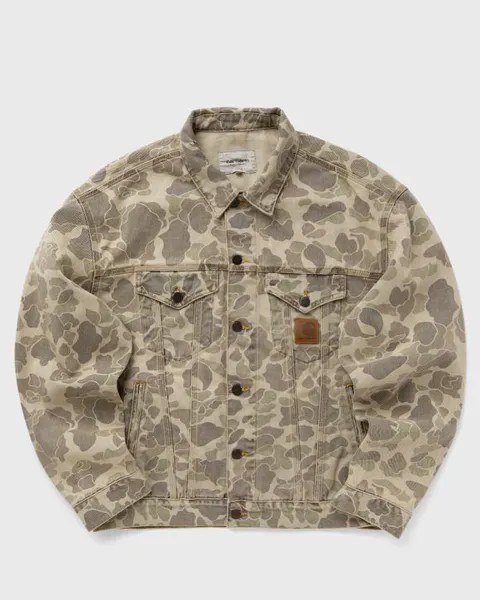 Куртка Carhartt Wip Duck Helston Jacket, цвет camo duck, black bleached