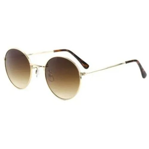 Солнцезащитные очки Tropical, золотой, коричневый