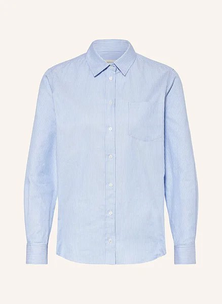 Блузка-Рубашка пиадена Weekend Max Mara, голубой