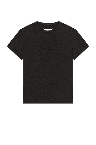 Футболка Maison Margiela Upside Down Logo, цвет Charcoal