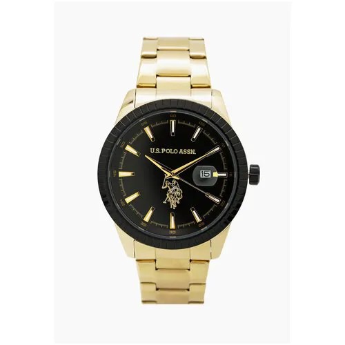 Наручные часы U.S. POLO ASSN. USPA1042-07, черный, желтый