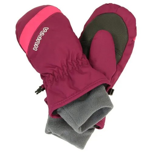 Варежки Huppa Carter 81760015 размер 4, 80134 burgundy/ fuchsia