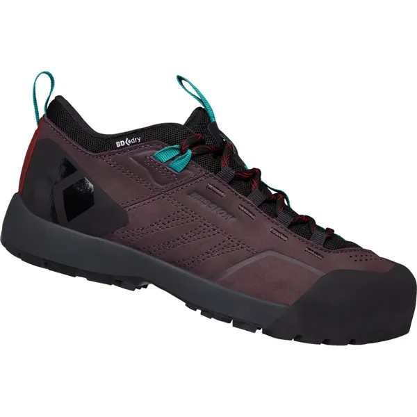 Женские кожаные туфли Mission Low WP Black Diamond, фиолетовый