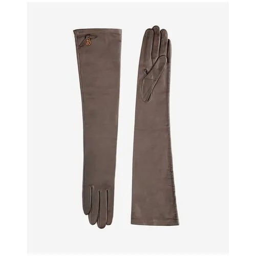 Перчатки Rindi, демисезон/зима, натуральная кожа, подкладка, размер 7.5, коричневый