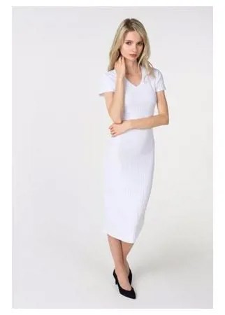 Платье-футболка Trendy Angel TASS18D0035W женское Цвет Белый Цветы р-р 42-44 S