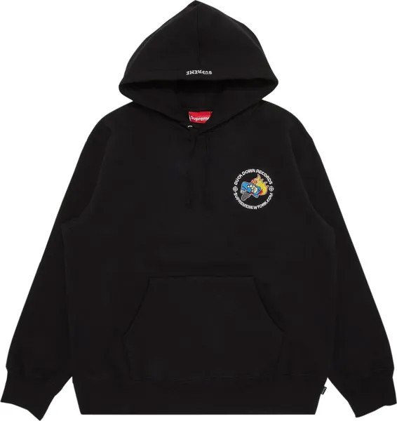 Толстовка Supreme x Duck Down Records Hooded Sweatshirt 'Black', черный