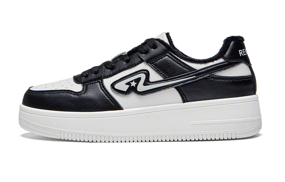 Кроссовки RENBEN Skateboarding Shoes Unisex Low-top, бежевый/черный
