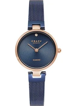 Fashion наручные  женские часы Obaku V256SXVLML. Коллекция Diamond