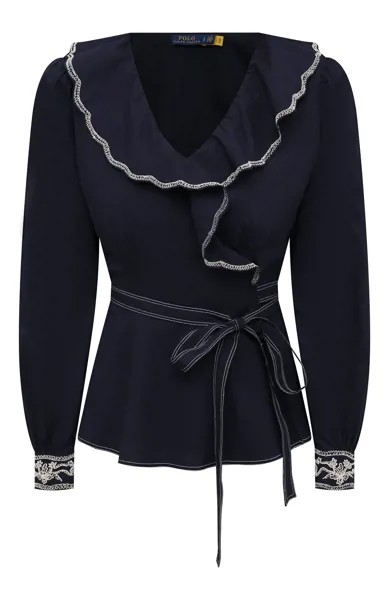 Хлопковая блузка Polo Ralph Lauren
