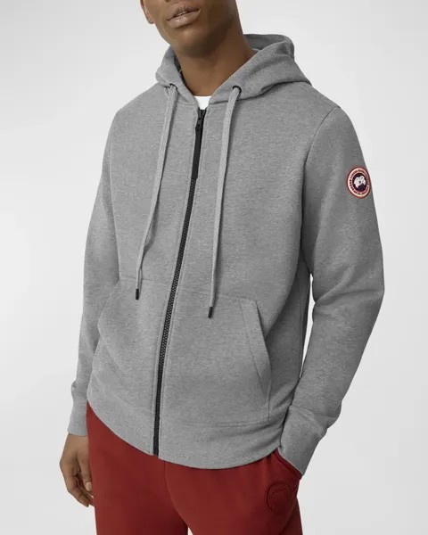 Мужская толстовка с молнией во всю длину Huron Canada Goose, цвет Stone Heather