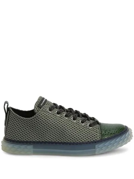 Giuseppe Zanotti кеды Frankie на шнуровке, черный