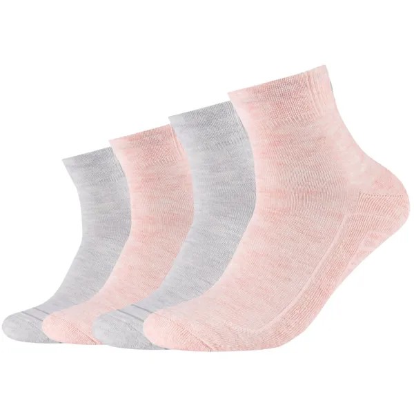 Носки Skechers Basic Quarter short 2 шт, серый