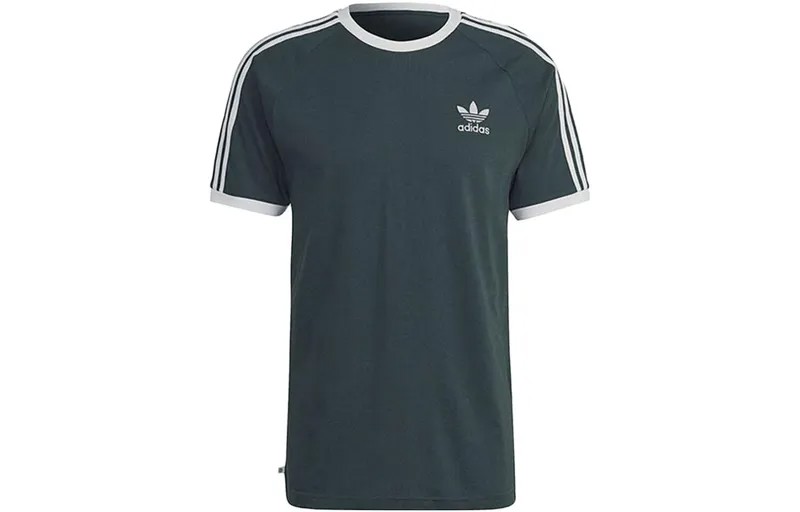 Футболка Adicolor мужская павлинье-зеленая Adidas Originals, зеленый