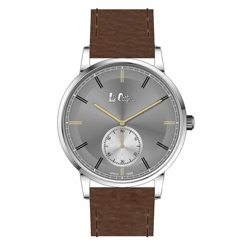 Наручные часы Lee Cooper, серый, серебряный
