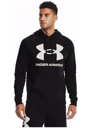 Толстовка Under Armour Rival Fleece Big Logo Hoodie Черный 3XL 1357093-001