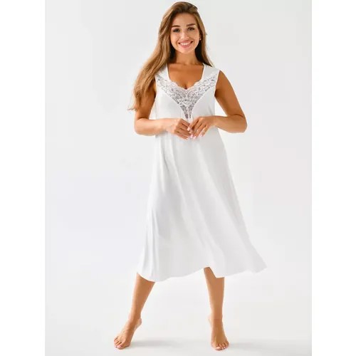 Сорочка  Текстильный Край, размер 58, белый, экрю