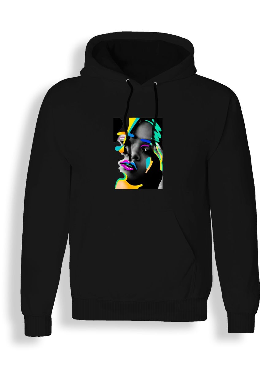Худи унисекс СувенирShop Рианна/Rihanna 1 черное 2XL