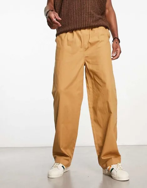 Светло-коричневые брюки карго COLLUSION