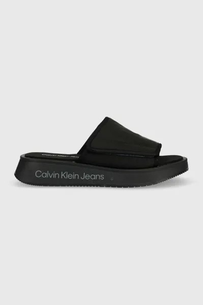 Шлепанцы PREFRESATO SANDAL SOFTNY Calvin Klein Jeans, черный