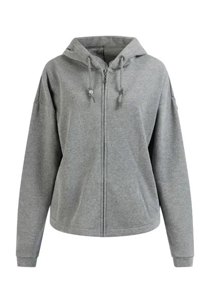 Толстовка на молнии DreiMaster Vintage Takelage, пестрый серый