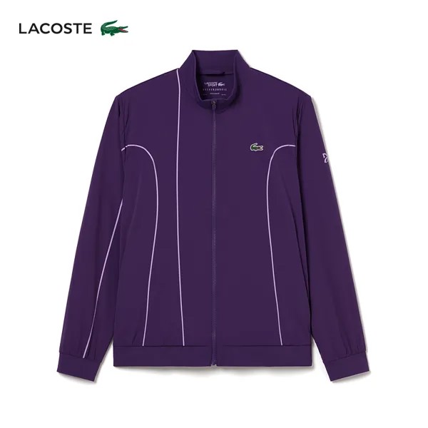 Куртка мужская Lacoste из крокодиловой кожи, темно-фиолетовый