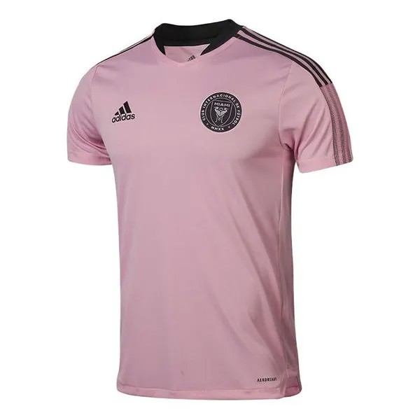 Майка Adidas Inter Miami CF Training Jersey 'True Pink Black', розовый